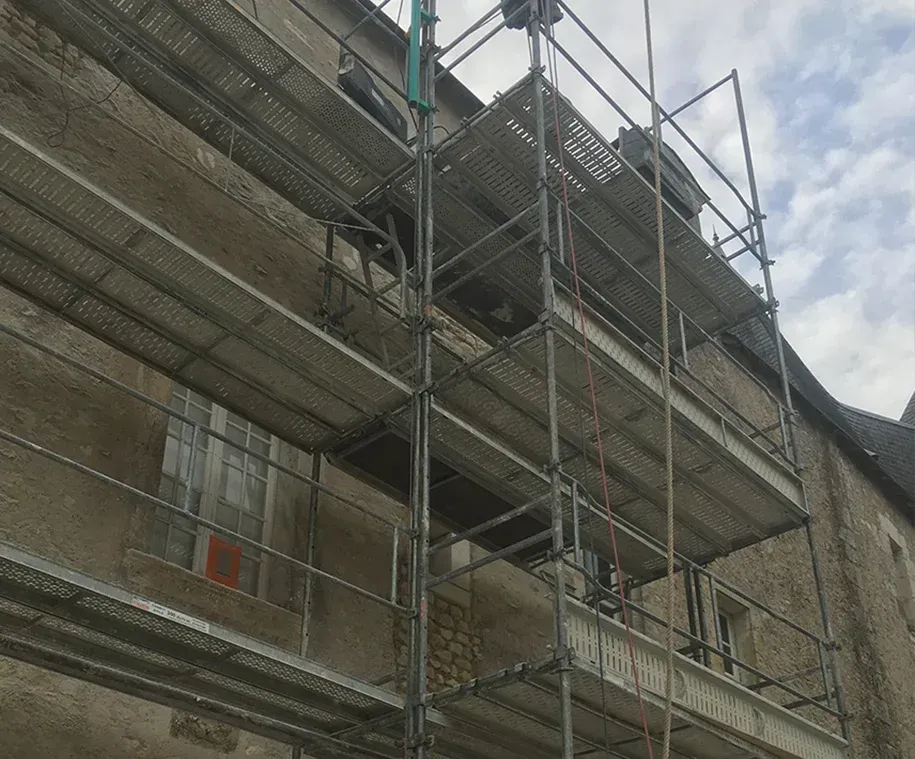 travaux facade indre et loire